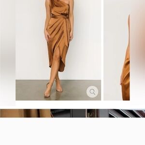 Baltic Born Copper Midi Dress